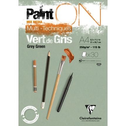 PaintOn Pad 250gsm Grey Green (30sh)
