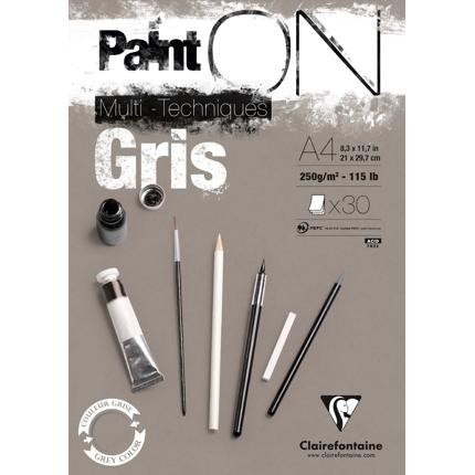 PaintOn Pad 250gsm Grey (30sh)