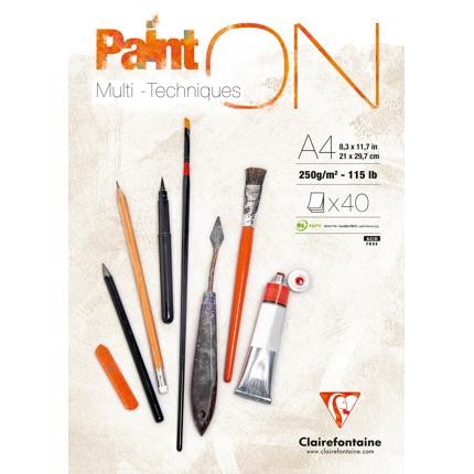 PaintOn Pad 250gsm White (40sh)