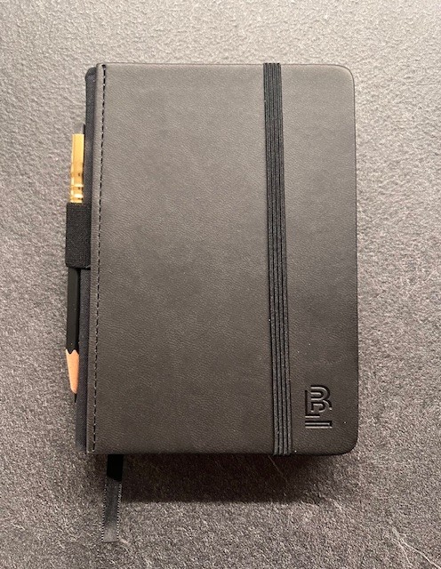 Blackwing Slate A6 Notebook + Pencil [Black] - Dot Grid Paper