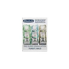Schmincke Horadam Watercolour Super Granulation 3 x 5ml Tubes Forest