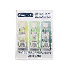Schmincke Horadam Watercolour Super Granulation 3 x 5ml Tubes Shire