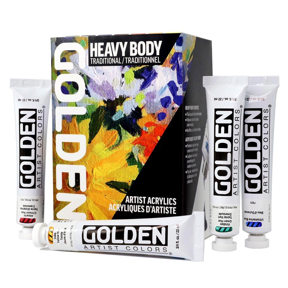 Golden Acrylics Heavy Body Traditional Set 7x22ml