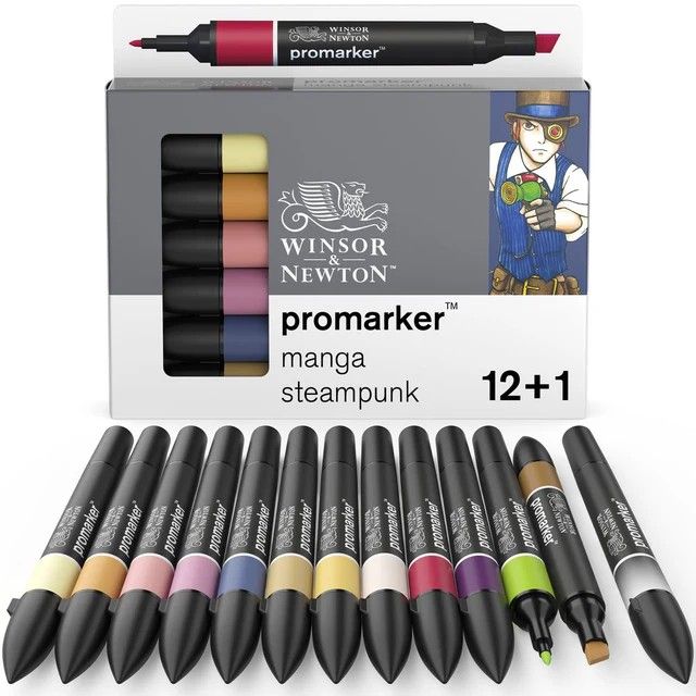 ProMarker 12+1 Manga Steampunk