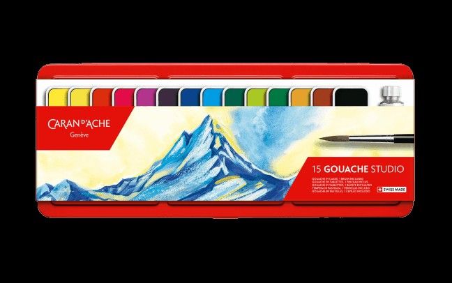 Caran dAche Classic Gouache Studio Box of 14