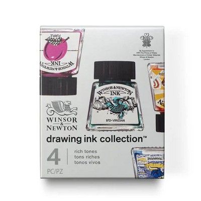 Winsor and Newton Drawing Ink Collection Rich Tones