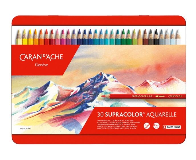 Caran dAche Supracolor Soft Pencils Tin Set of 30