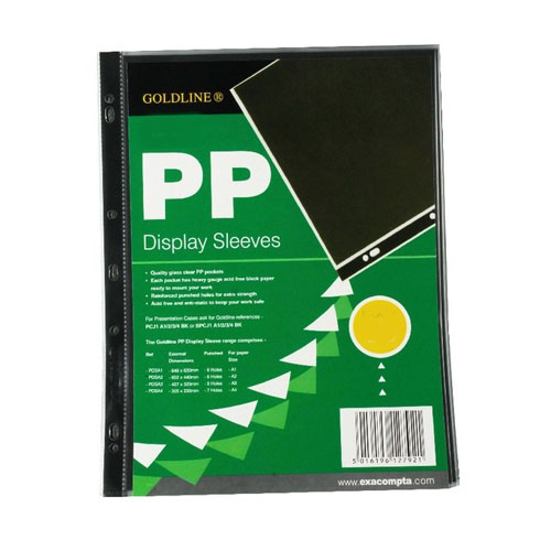 Goldline Polypropylene Display Sleeve A3