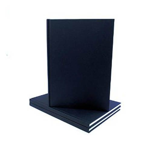Black Cloth Casebound Portrait Sketchbook