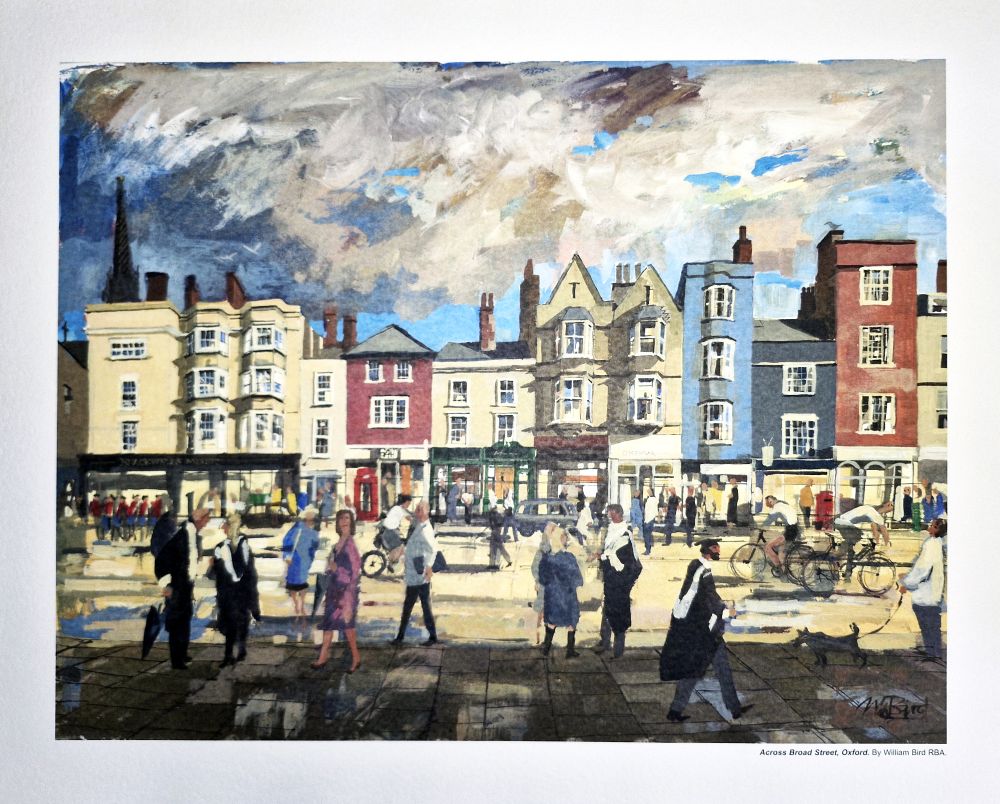 Bill Bird Print Across Broad Street