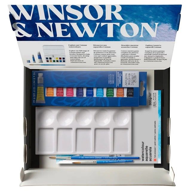 Winsor & Newton Cotman Watercolour Essentials Set, 14pc