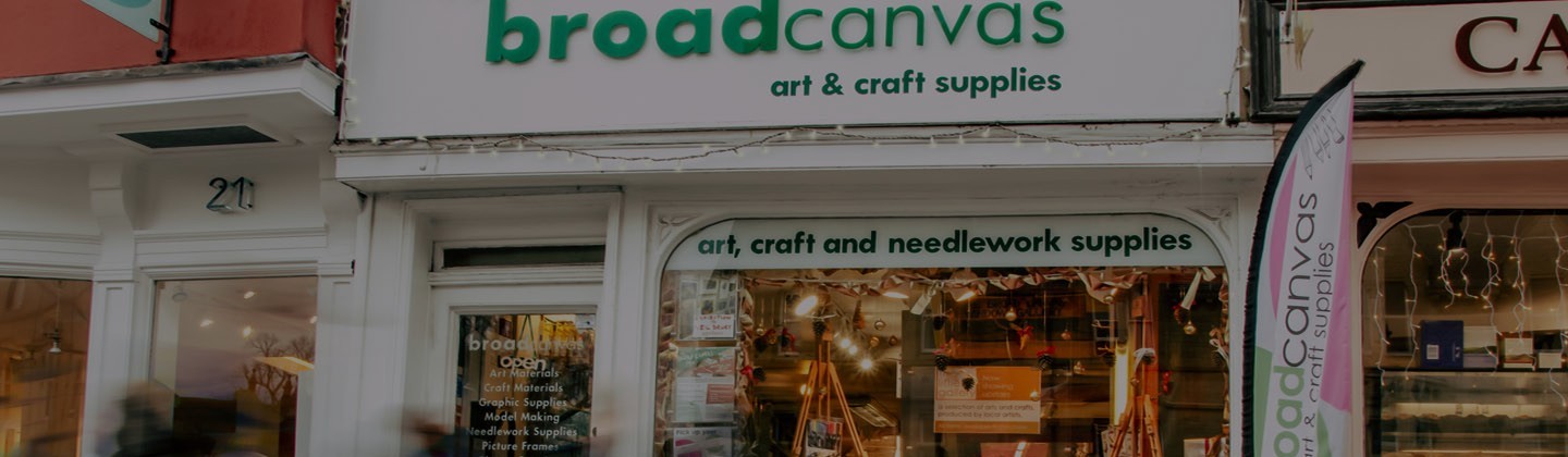 The Broad Canvas shop front on Broad Street in Oxford