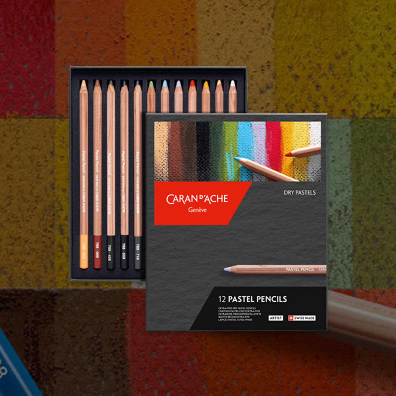 Caran d'Ache Pastel Pencils Set of 12